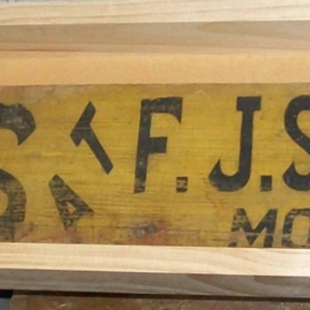 F.J. Schneider's harness sign - Signs