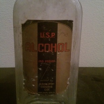 U.S.P. Alcohol 190 Proof bottled by Adolph Coors And Company Golden,Co