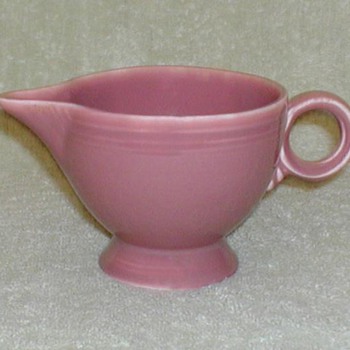 Fiesta Ware Creamer - Rose - China and Dinnerware