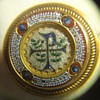 CHI RHO MICRO MOSAIC BROOCH