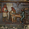 old molson beer sign - heavy ceramic