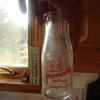old milk  bottles from   my area  