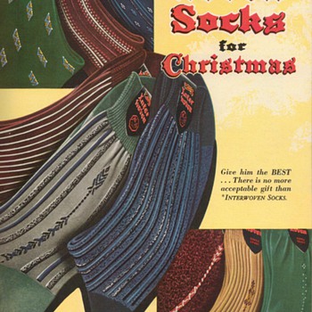 1952 - Inter Woven Socks Advertisement