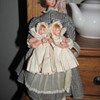 Antique Nursemaid or Nanny with twins.