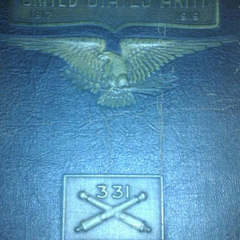 331st field artillery book and poem - Military and Wartime