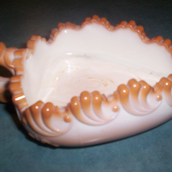 another mystery glass / porcelain ? ! love this old piece and have no idea! - Art Glass