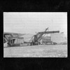 Railroad steam powered crane 