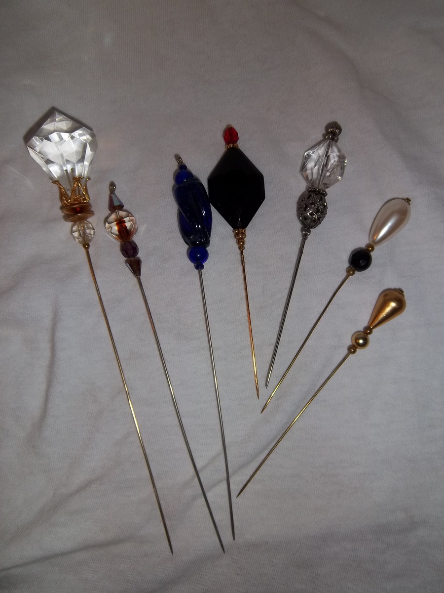 Vintage Hat Pins and Suhl hat pin holder Collectors Weekly