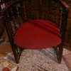 Here is another very interesting piece. Barrel Chair we have no Idea. 