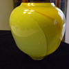 ART GLASS VASE Anyone Recognize D.M.Maycock Signature?