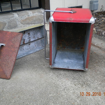 Antique Soda Cooler,