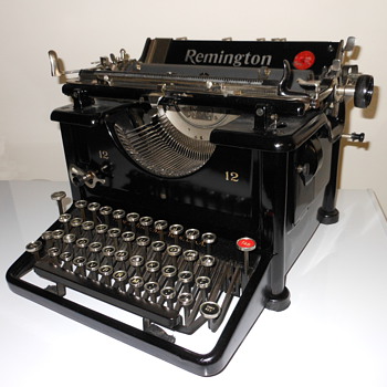 Remington No. 12 Typewriter - Office