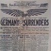 old newspaper reprint