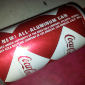 1960's Multi-Diamond, all aluminum Coca-Cola Can (3rd Version) - Coca-Cola