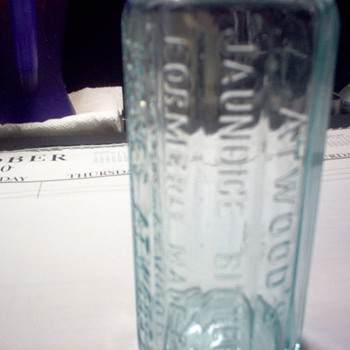 atwoods jaundice bitters bottle