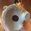 figurine gray porcelain