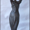 Lucien Alliot maiden candle holder 