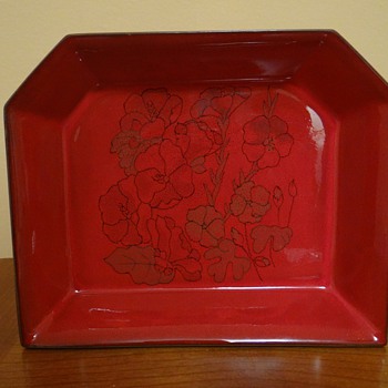 VINTAGE M.D'ARTE C.  - CERAMIC DISH - ITALY - Art Pottery