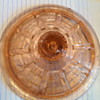 Pink glass lid