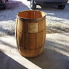 oyster barrel with original shipping tag