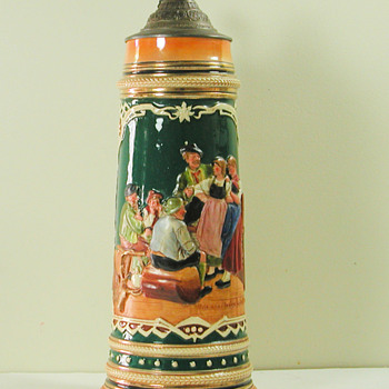 One of My Collection of Old German Steins - Folk Art