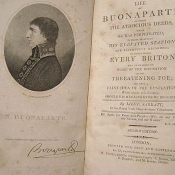 Napoleon signature in 1803 book about himself? - Books