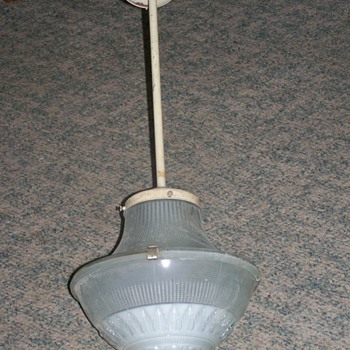 1925 Holophane Pendent Light 