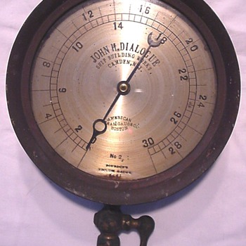 New York Central Railroad Tugboat Steam Gauge - Railroadiana