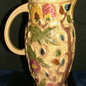 Indian Tree Jug - Art Pottery