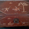 Chinese  carved  storage box or Urn