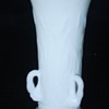 Family milk glass vase