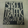 Amazingly deco WPA Detroit traffic analysis book