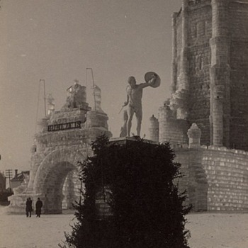 St. Paul Ice Carnival Stereoview, 1888 - Photographs