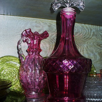 Pink Decanter - Glassware