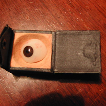 Antique glass eye