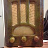 Emerson AU-190 Marbleized Green "Tombstone" Radio