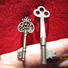 Two Antique Skeleton Keys. One for the Kings Treasure?  : )