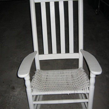 Porch Rocker 1/4" Oval reed seat
