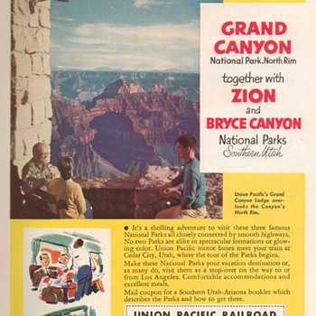 1953 - Union Pacific Railroad Advertisements