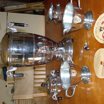 Foreman Family Bros Percolator  Chromium Set