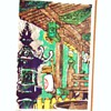 Japanese print by Masaya.   W        "Kotohira Honguu" Temple
