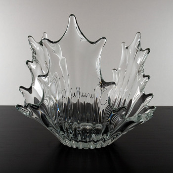 #25 Three Sided "Splash" Bowl by Cofrac - Art Glass