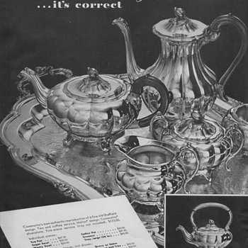 1950 Oneida Community Sterling Advertisement
