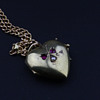 Victorian 14K heart locket