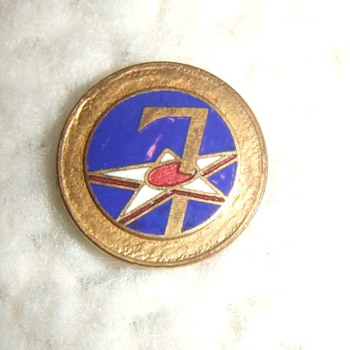 WW2 enameled patches for homefront items