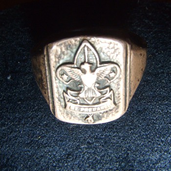 Early Sterling Boy Scout Ring