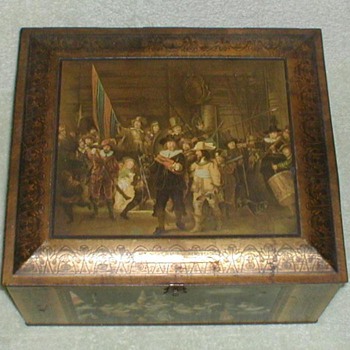 Antique Biscuit Tin - 1