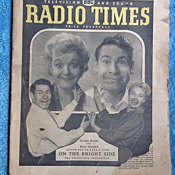 Radio times magazine for 10th July 1959-radio/TV programmes. - Paper