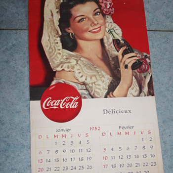 coca cola calendar