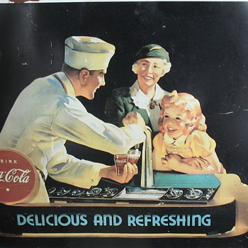  OLD COKE-COAL SIGN - Signs